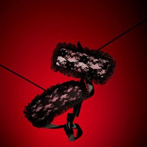 Lace Sensory Blindfold Set - Adjustable Sleep & Play Mask with Wristband Option