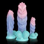 Pinecone Alien Anal Plug - Liquid Silicone, Soft Extra Large Alternative Anal Sex Toy with Anal Beads