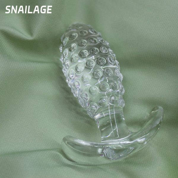 Beginner-Friendly Soft Anal Plug with Beaded Tail for Women - Discreet Wear Adult Toy, Small Size for Extended Use