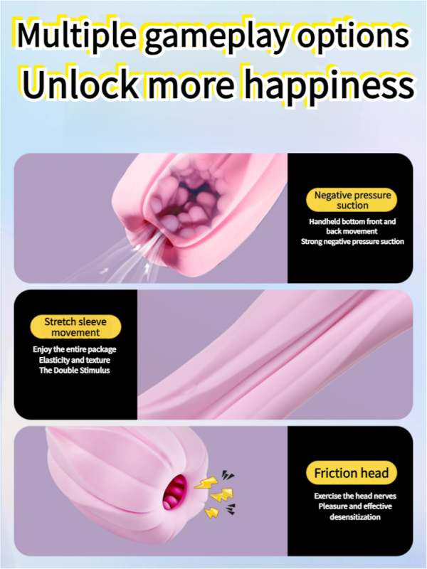 Sakura Collection Mini Discreet Male Masturbator - Compact Travel-Friendly Disposable Pocket Toy for Private Use