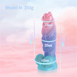 Pinecone Alien Anal Plug - Liquid Silicone, Soft Extra Large Alternative Anal Sex Toy with Anal Beads