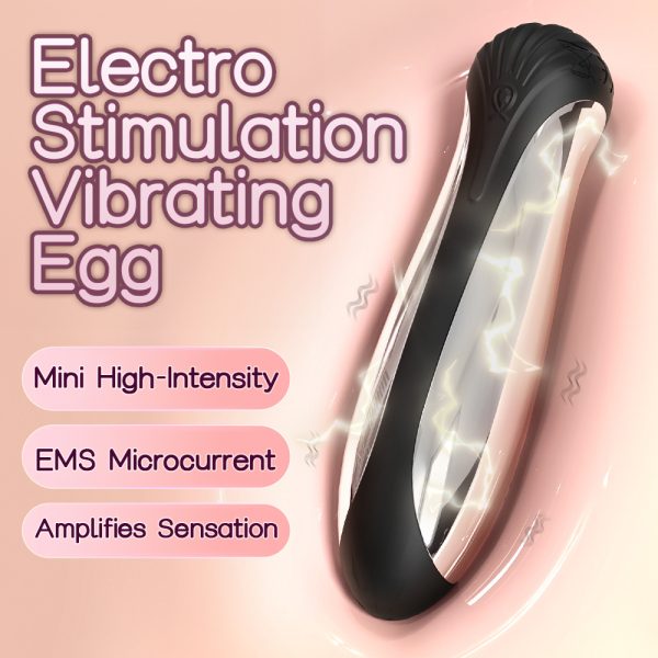 Mini Egg Vibrator – 9 Vibration & 3 Pulse Modes, Waterproof Clitoral Stimulator (47g Compact Design)