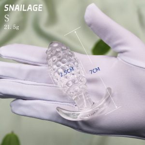 Beginner-Friendly Soft Anal Plug with Beaded Tail for Women - Discreet Wear Adult Toy, Small Size for Extended Use