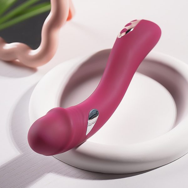 Rechargeable G-Spot Vibrator​​ with Electric Stimulation & Heating – 7-Speed Clitoral Massager, Waterproof Silicone Adult Toy (Discreet Packaging + Lubricant)